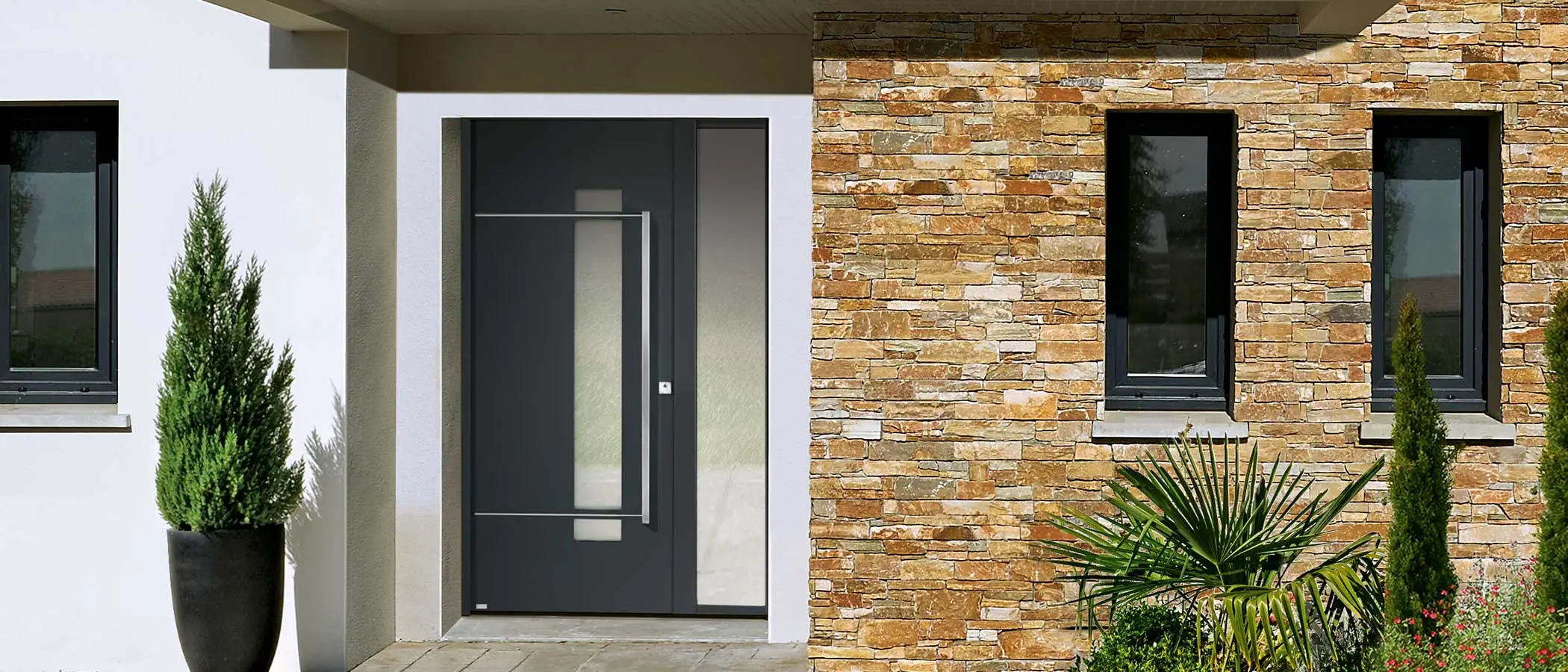 Aluminium Entrance Doors