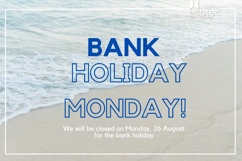 Summer Bank Holiday Closure