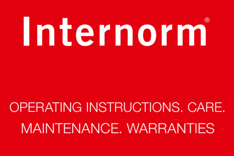 New Internorm Booklet Operating Instructions, Care & Maintenance Download New Internorm Booklet Operating Instructions, Care & Maintenance Download