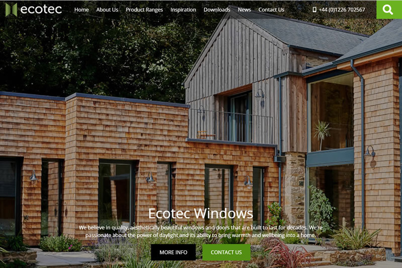 New Website Launched For Ecotec Windows New Website Launched For Ecotec Windows