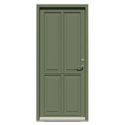 Entrance door - 4 raised panels