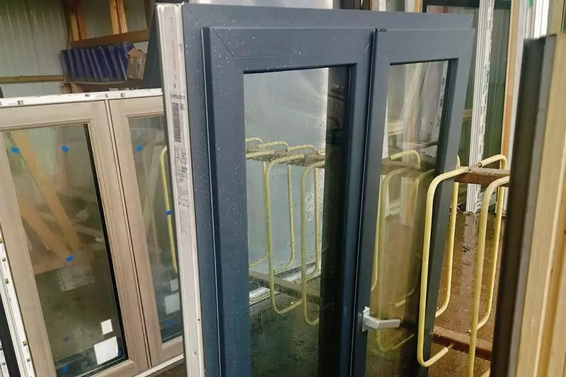 Triple Glazed Composite Double Opening Window by Internorm With Floating Mullion Triple Glazed Composite Double Opening Window by Internorm With Floating Mullion